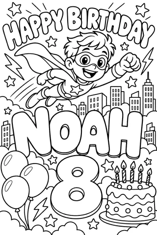 Noah turns 8