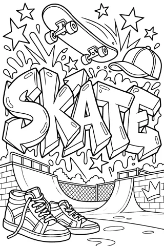 SKATE · skate park
