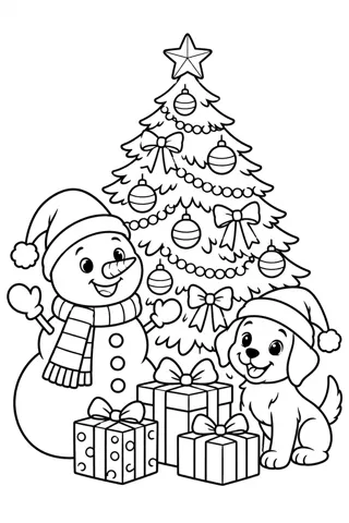 Christmas coloring pages