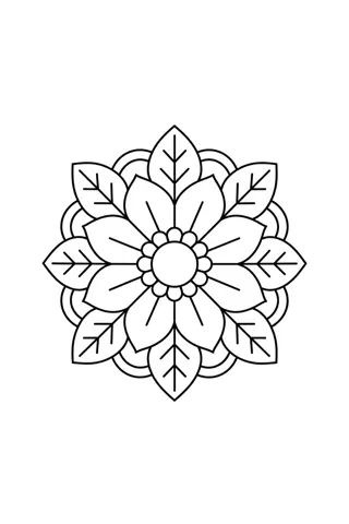 Mandala coloring pages